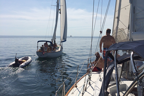 Tandem Sailing During Bear Week