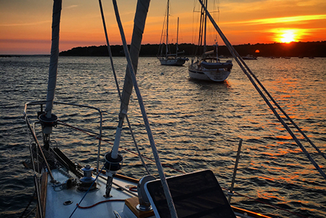 Bassets Island Sunset