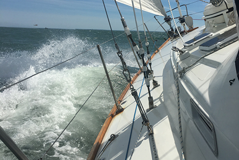 Sailing into Nantucket
