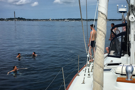 Swimming in Provincetown Harbor