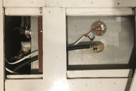 Secondary diesel tank wired for gauge and return line