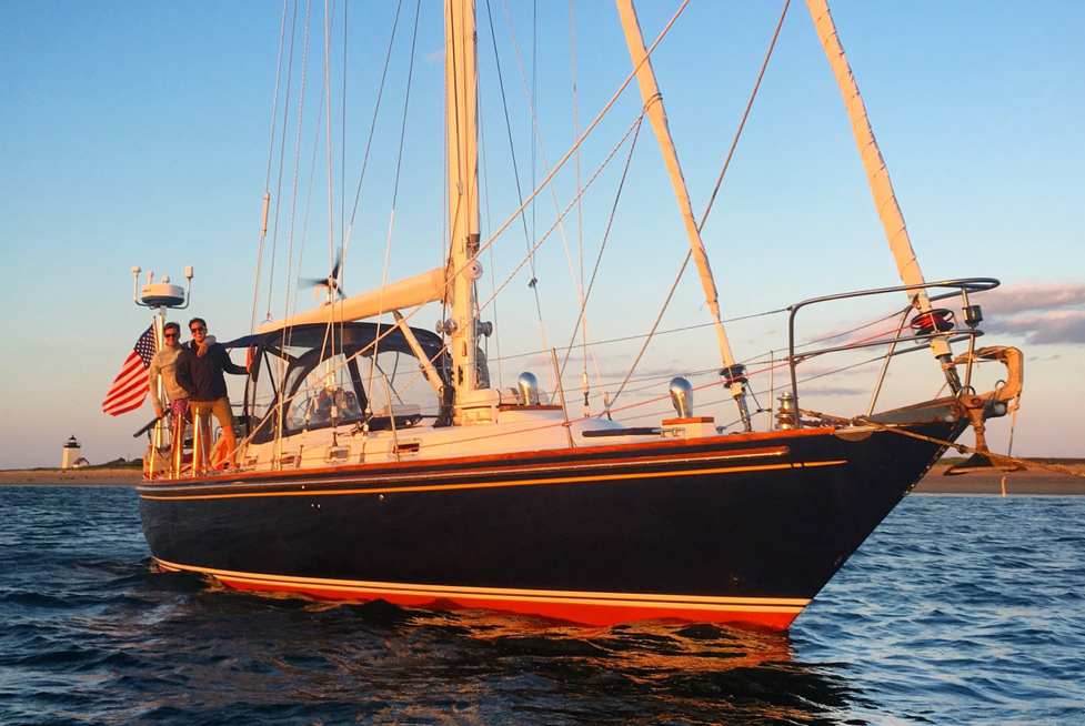 Golden hour on hour Long Point mooring