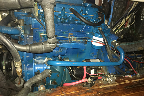 Moment's 85hp Perkins diesel engine