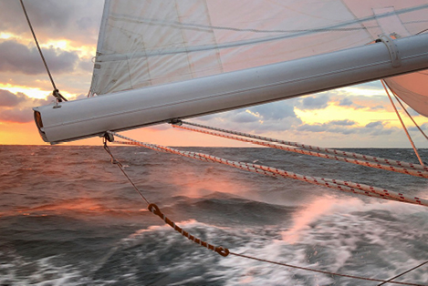 Sunrise as We Round Cape Hatteras