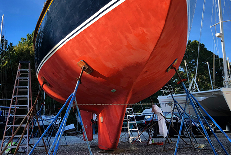Freshly Painted Hull