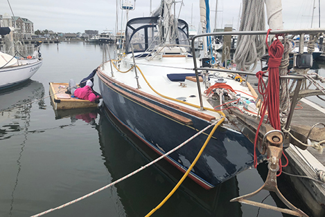 Spot primed topside paint