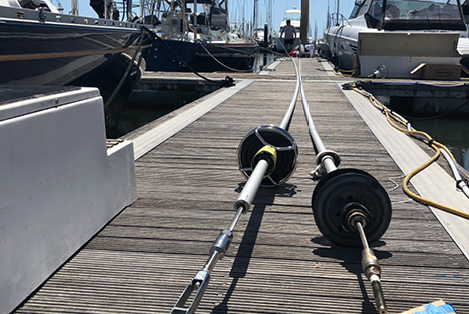 Old and new roller furling units