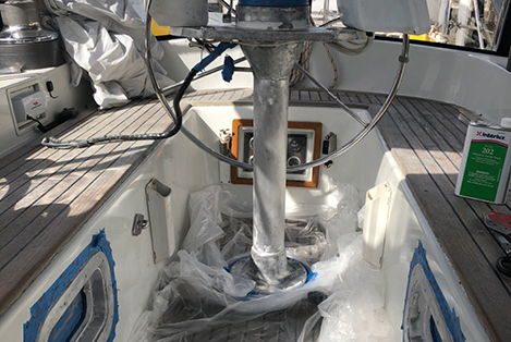 Helm Paint - old paint stripped