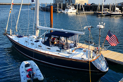 Moment dockside for a Respoke trunk show and cocktail event