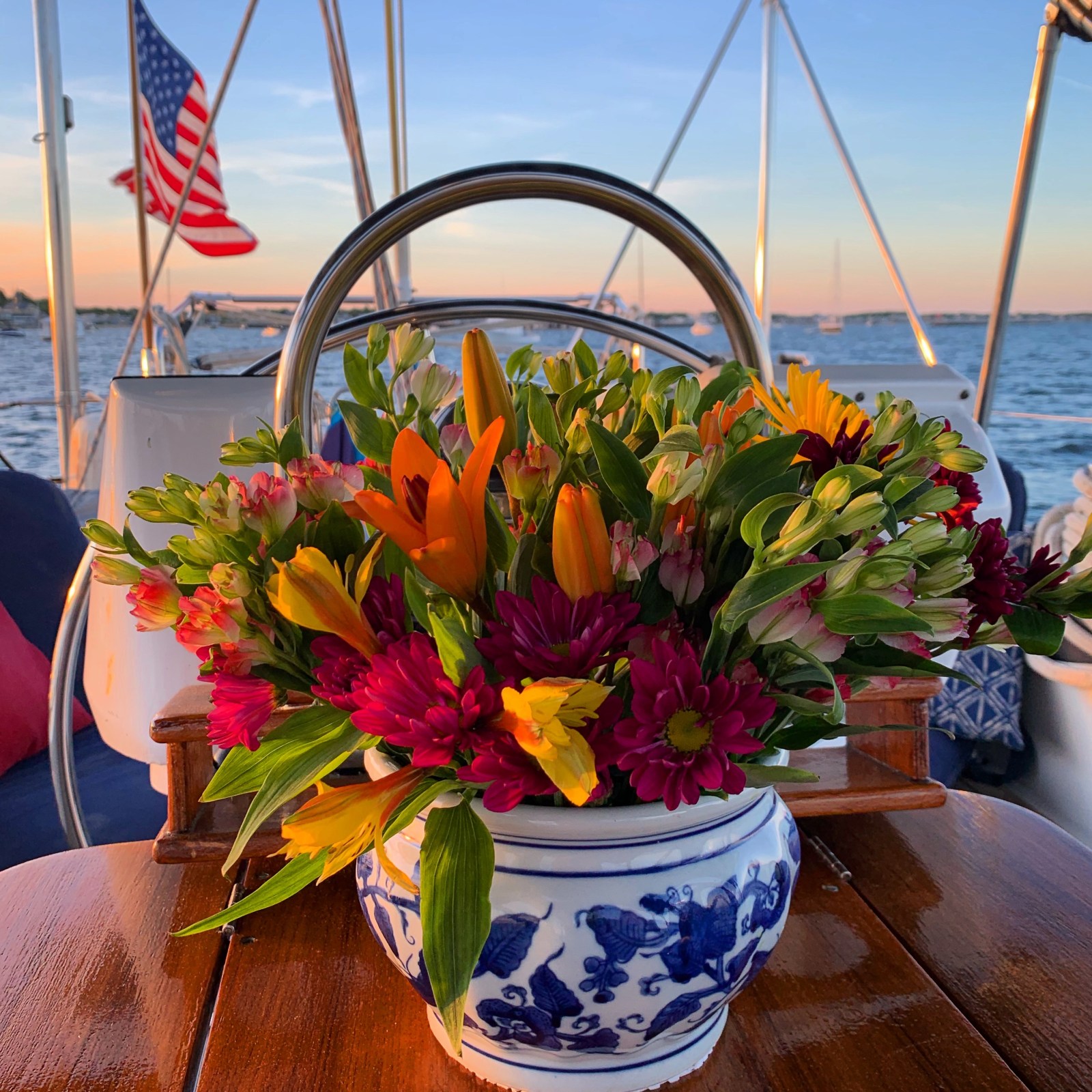 Fresh Flowers for the Sail